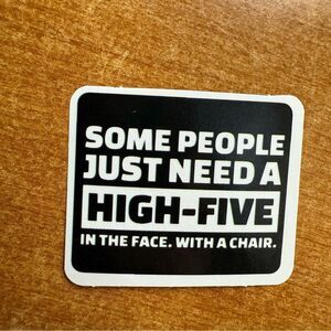 Witty Black and White Wall‎ Sticker